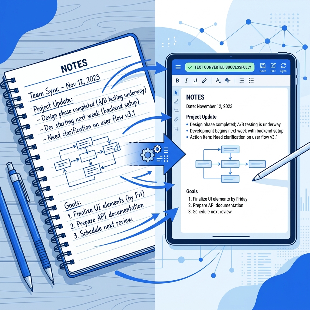 How to Digitize Handwritten Notes: A Complete Guide for 2025